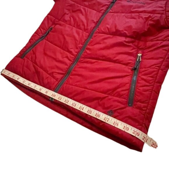 Columbia Mens Red Puffer Omni-heat Interchange Jacket Size M - Picture 12 of 14